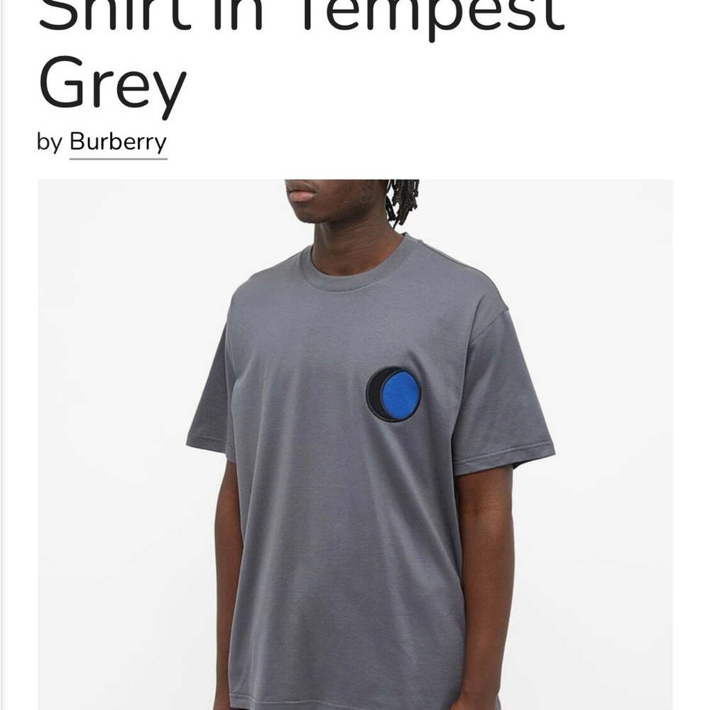 RARE AUTHENTIC Burberry Troy Yin Yang Men’s Tee Size Medium - Picture 5 of 13